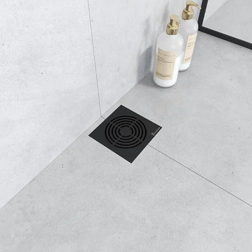 Душевой трап Boheme SMART DESIGN 15x15 cm, нерж.сталь ЧЕРНЫЙ 984-15-B Душевой трап Boheme SMART DESIGN 15x15 cm, нерж.сталь ЧЕРНЫЙ 984-15-B