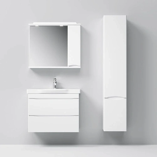 Шкаф-пенал AM.PM Like M80CHR0356WG подвесной, правый, 35 см, белый Шкаф-пенал AM.PM Like M80CHR0356WG подвесной, правый, 35 см, белый