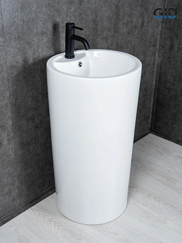 Раковина Gid Nb135 81102 напольная белая 46x46x86 Раковина Gid Nb135 81102 напольная белая 46x46x86