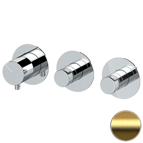 Смеситель для душа Remer X Style N98D2PWBBG, золото брашированное Смеситель для душа Remer X Style N98D2PWBBG, золото брашированное