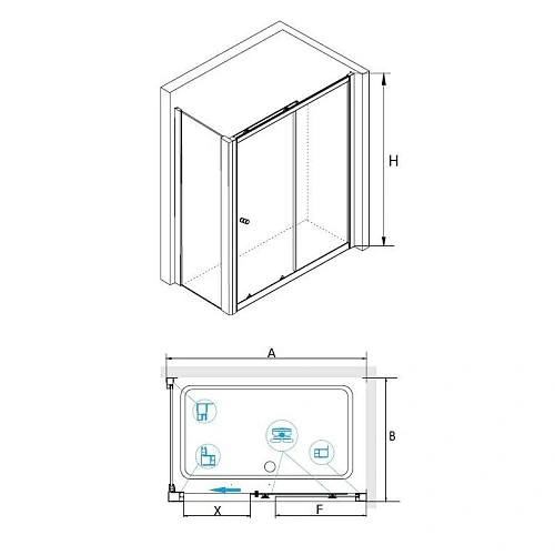 Душевой уголок RGW CL-45-1 (CL-12 + Z-060-1) 040945139-011 Душевой уголок RGW CL-45-1 (CL-12 + Z-060-1) 040945139-011