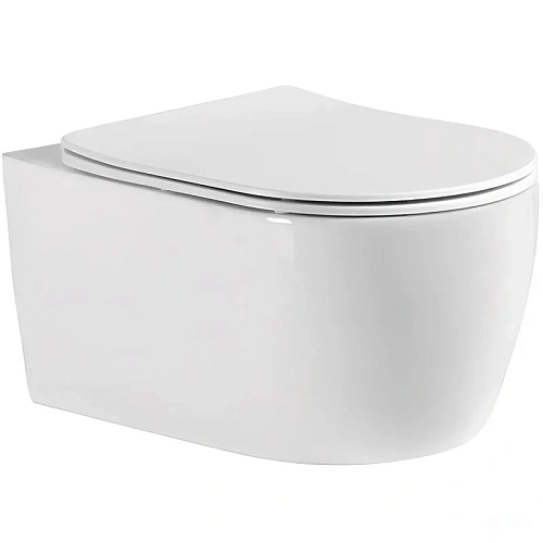 Унитаз подвесной Aquatek ЕВРОПА TORNADO AQ1106T-00 490x360x250мм, тонкое сиденье микролифт Унитаз подвесной Aquatek ЕВРОПА TORNADO AQ1106T-00 490x360x250мм, тонкое сиденье микролифт