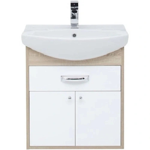 Комплект мебели Aquanet Грейс 60 дуб сонома/белый (1 ящик, 2 дверцы) 00198802 Комплект мебели Aquanet Грейс 60 дуб сонома/белый (1 ящик, 2 дверцы) 00198802