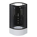 Душевая кабина Niagara Classic NG-6508-14BKG (900х900х2000) высокий поддон (40см) стекло тонированное алюминиевый черный 65081434BKG Душевая кабина Niagara Classic NG-6508-14BKG (900х900х2000) высокий поддон (40см) стекло тонированное алюминиевый черный 65081434BKG
