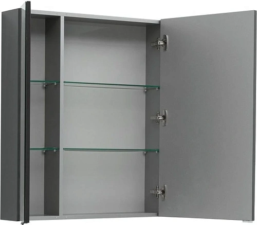 Зеркало Aquanet Алвита 80 серый антрацит 00240109 Зеркало Aquanet Алвита 80 серый антрацит 00240109