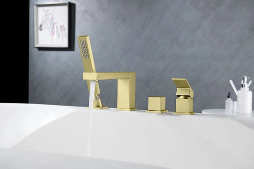 Смеситель на борт ванны Timo Selene 2130/17Y золото матовое Смеситель на борт ванны Timo Selene 2130/17Y золото матовое