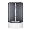 Картинка анонса товара «душевая кабина am.pm x-joy w88c-301a-090gg с крышей, 90х90, стекло графит, профиль графит»