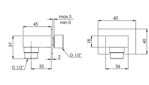 Шланговое подключение Remer 309WNO, черный матовый Шланговое подключение Remer 309WNO, черный матовый