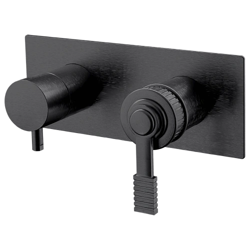 Смеситель для душа Remer Atelier AL92ZWBCFP, черный брашированный хром Смеситель для душа Remer Atelier AL92ZWBCFP, черный брашированный хром