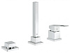 Картинка анонса товара «смеситель на борт ванны grohe eurocube, хром (19966000)»