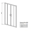 Душевая дверь Radaway Premium Plus DWD 140 33353-01-08N Душевая дверь Radaway Premium Plus DWD 140 33353-01-08N