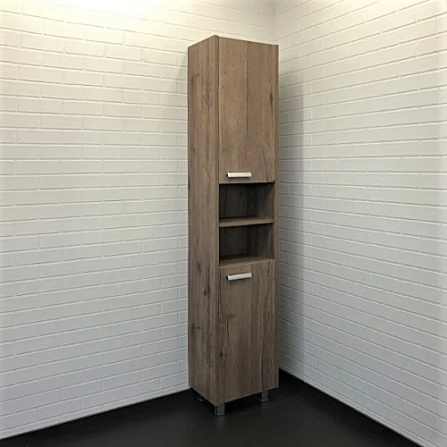 Шкаф-пенал Comforty Марио-40 00-00004160 дуб темный Шкаф-пенал Comforty Марио-40 00-00004160 дуб темный