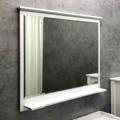 Зеркало Comforty Тбилиси-90 00003132632 белый глянец Зеркало Comforty Тбилиси-90 00003132632 белый глянец