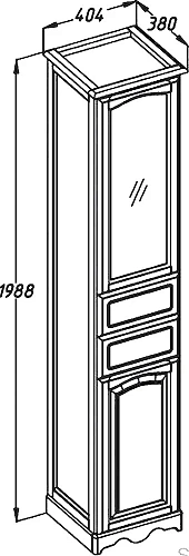 Шкаф-пенал Opadiris Риспекто 40 Z0000000596 правый с бельевой корзиной нагал Шкаф-пенал Opadiris Риспекто 40 Z0000000596 правый с бельевой корзиной нагал