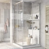 Душевой уголок STWORKI Дублин 95x95 см профиль хром глянец 413143