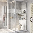 Душевой уголок STWORKI Дублин 95x95 см профиль хром глянец 413143 Душевой уголок STWORKI Дублин 95x95 см профиль хром глянец 413143