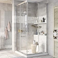Душевой уголок STWORKI Дублин 100x100 см профиль хром глянец 413141 Душевой уголок STWORKI Дублин 100x100 см профиль хром глянец 413141