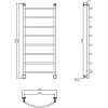 Полотенцесушитель водяной Aquanet Romeo 1200x400 00234511 Полотенцесушитель водяной Aquanet Romeo 1200x400 00234511