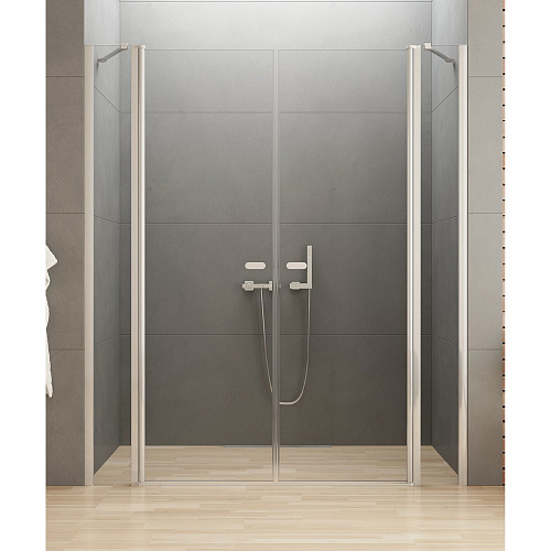 Душевая дверь NEW TRENDY NEW SOLEO 160x195 D-0267A (хром) Душевая дверь NEW TRENDY NEW SOLEO 160x195 D-0267A (хром)