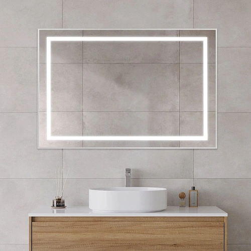 Зеркало BelBagno SPC-KRAFT-1200-800-SENS-AL 1200x800x32 мм с подсветкой и сенсорным выключателем Зеркало BelBagno SPC-KRAFT-1200-800-SENS-AL 1200x800x32 мм с подсветкой и сенсорным выключателем