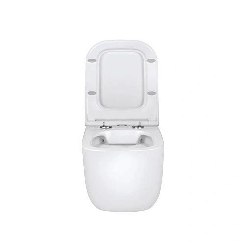 Унитаз подвесной Vincea Form VT1-35 безободковый, белый, ультратонкое soft-close сиденье Унитаз подвесной Vincea Form VT1-35 безободковый, белый, ультратонкое soft-close сиденье