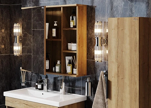 Зеркальный шкаф Onika ЛЕГРАН дуб галифакс 80.00У 208092 Зеркальный шкаф Onika ЛЕГРАН дуб галифакс 80.00У 208092