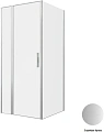 Душевой уголок Allen Brau Priority 90x90 3.31026.BA + 3.31044.BA серебро браш Душевой уголок Allen Brau Priority 90x90 3.31026.BA + 3.31044.BA серебро браш