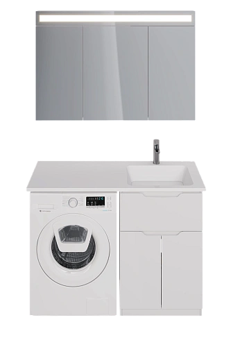 Тумба под раковину DREJA Vega, 60 см, напольная, 1 ящик, 2 дверцы, белый глянец 99.0450 Тумба под раковину DREJA Vega, 60 см, напольная, 1 ящик, 2 дверцы, белый глянец 99.0450