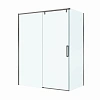 Душевой уголок BelBagno SOFT_CLOSE-1-AH-1-150/90-C-GM 150x90 см, профиль оружейная сталь, стекло прозрачное