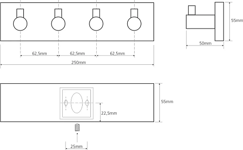 Крючок Bemeta BETA 132405212 Крючок Bemeta BETA 132405212