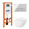 Картинка анонса товара «комплект унитаза belbagno amanda bb051chr с сиденьем bb051sc инсталляцией bb002-80 и клавишей смыва bb005-pr-chrome»