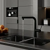 Смеситель для кухни IDDIS Pure (PURBLPFi05N) под фильтр с выдвижным изливом, черный матовый Смеситель для кухни IDDIS Pure (PURBLPFi05N) под фильтр с выдвижным изливом, черный матовый