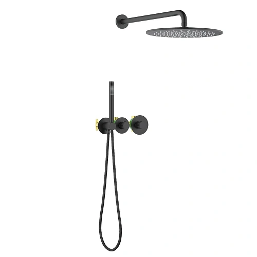 Душевая система Timo Saona SX-2359/03SM встраиваемая с термостатом черный Душевая система Timo Saona SX-2359/03SM встраиваемая с термостатом черный