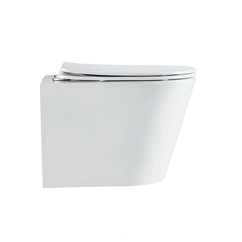 Унитаз подвесной Vincea Piatti VT1-11T безободковы, цвет белый, ультратонкое soft-close сиденье Унитаз подвесной Vincea Piatti VT1-11T безободковы, цвет белый, ультратонкое soft-close сиденье