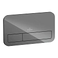 Клавиша смыва Villeroy & Boch ViConnect 922400RA (9224 00 RA) стекло, серый глянцевый Клавиша смыва Villeroy & Boch ViConnect 922400RA (9224 00 RA) стекло, серый глянцевый