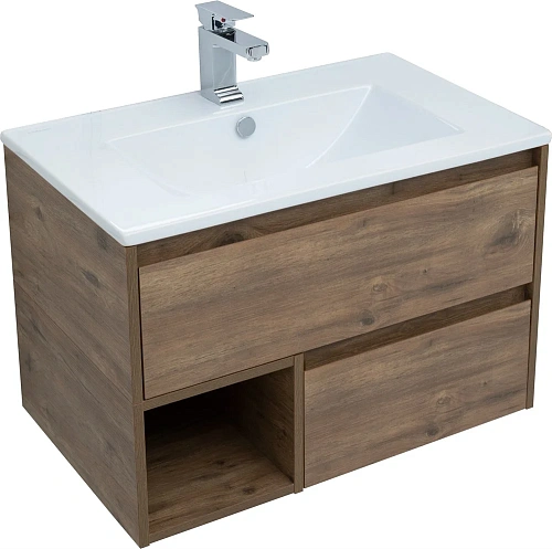 Тумба с раковиной STWORKI Карлстад 75 дуб рустикальный 418862 Тумба с раковиной STWORKI Карлстад 75 дуб рустикальный 418862