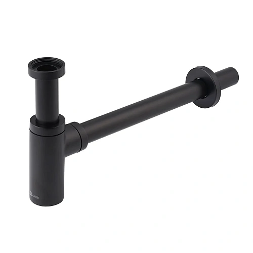 Сифон для раковины Lemark LM8300BL черный матовый Сифон для раковины Lemark LM8300BL черный матовый