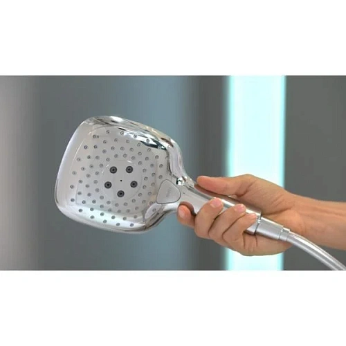 Душевая лейка hansgrohe Raindance Select E 150 3jet EcoSmart 26551000 Душевая лейка hansgrohe Raindance Select E 150 3jet EcoSmart 26551000