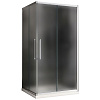 Картинка анонса товара «душевой уголок abber schwarzer diamant ag02128mh 120x80 см универсальный, профиль хром, стекло матовое»