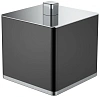 Стакан Boheme 10964-В-CR квадратный черный-хром