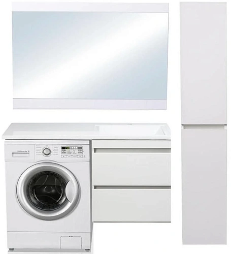 Тумба под раковину Style Line Даллас 120, Люкс белая, PLUS СС-00000469 Тумба под раковину Style Line Даллас 120, Люкс белая, PLUS СС-00000469