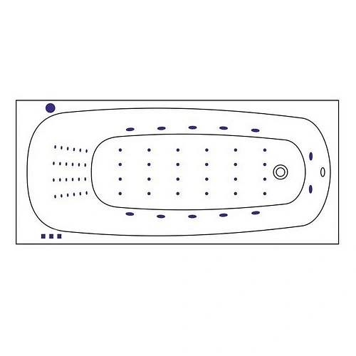 Акриловая ванна WHITECROSS Layla 180x80 NANO (хром) 0102.180080.100.NANO.CR Акриловая ванна WHITECROSS Layla 180x80 NANO (хром) 0102.180080.100.NANO.CR
