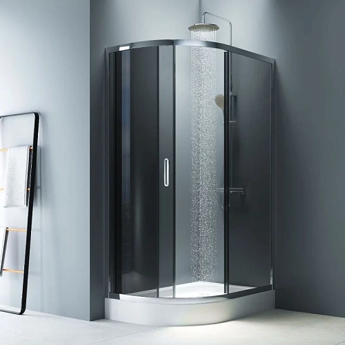 Душевой уголок AM.PM Like W83UG-302U120CG Slide 120x80, стекло тонированное, профиль хром глян Душевой уголок AM.PM Like W83UG-302U120CG Slide 120x80, стекло тонированное, профиль хром глян