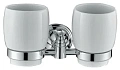 Стакан Rush Socotra ST12320 с настенным держателем, двойной Стакан Rush Socotra ST12320 с настенным держателем, двойной