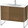 Картинка анонса товара «тумба под раковину duravit xsquare xs444706161 напольная 101 см коричнево-оливковый глянцевый»