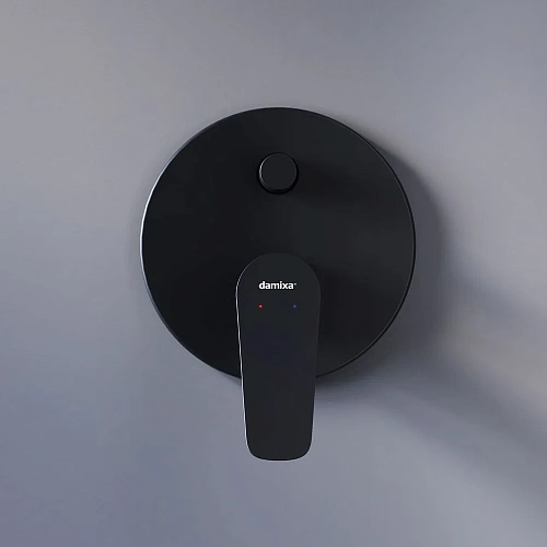 Смеситель для ванны Damixa Jupiter 777100300, встраиваемый черный Смеситель для ванны Damixa Jupiter 777100300, встраиваемый черный