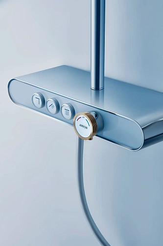 Душевая система ARROW AMG13SH855A, 320x210 мм с термостатом, хром Душевая система ARROW AMG13SH855A, 320x210 мм с термостатом, хром