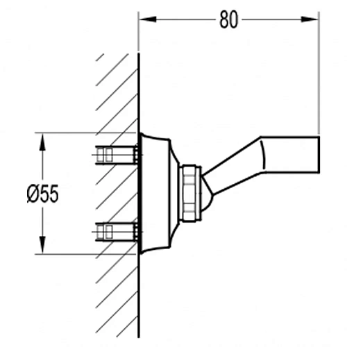 Держатель ручного душа Swedbe Terracotta Art 2528 Держатель ручного душа Swedbe Terracotta Art 2528