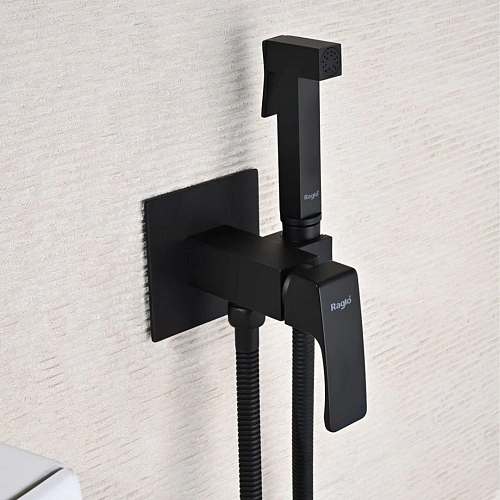 Гигиенический душ Raglo R01.52.06 встраиваемый, черный Гигиенический душ Raglo R01.52.06 встраиваемый, черный