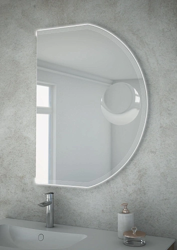 Зеркало CEZARES 45029, 60x80 с увеличительным Зеркало CEZARESм, со встроенной LED подсветкой, с системой Антизапотевание Зеркало CEZARES 45029, 60x80 с увеличительным Зеркало CEZARESм, со встроенной LED подсветкой, с системой Антизапотевание